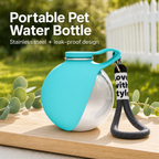 Travel Dog Water Bottle Bowl